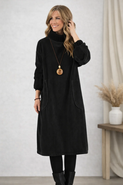 Abito invernale da donna con manica lunga-Dressrepublik