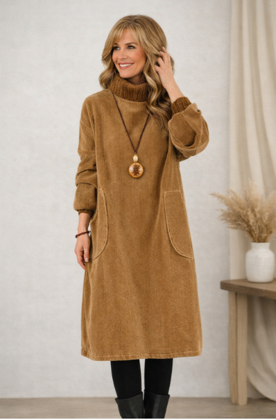 Abito invernale da donna con manica lunga-Dressrepublik